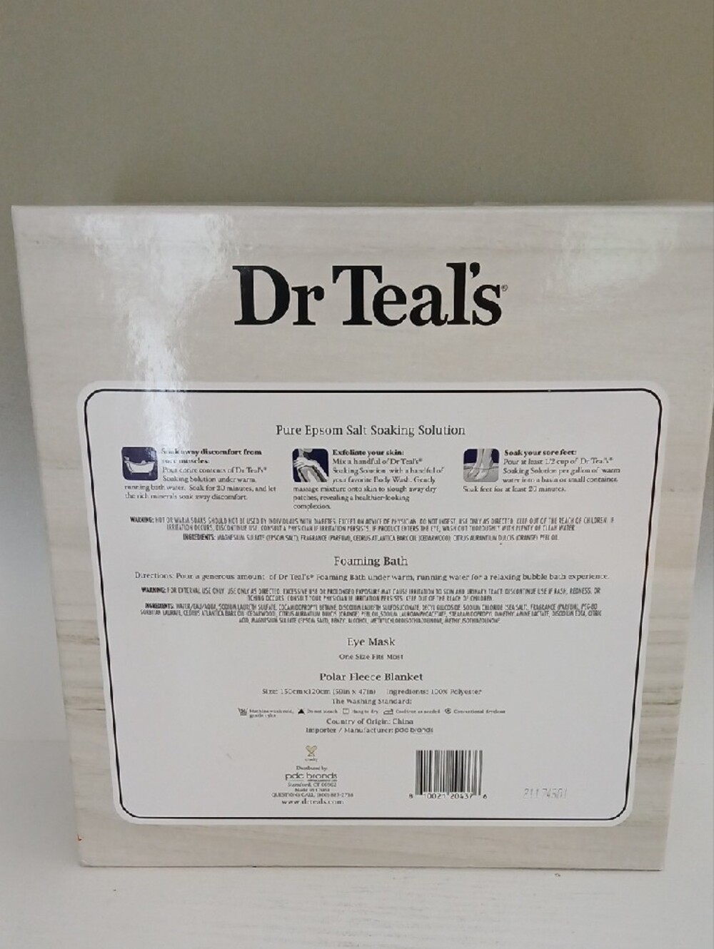 Dr Teal's Warm Vanilla Glow Gift Set - Picture 2 of 3